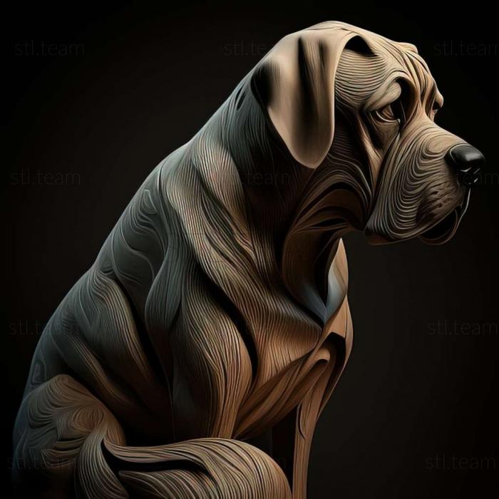 3D model Alopecis dog (STL)
